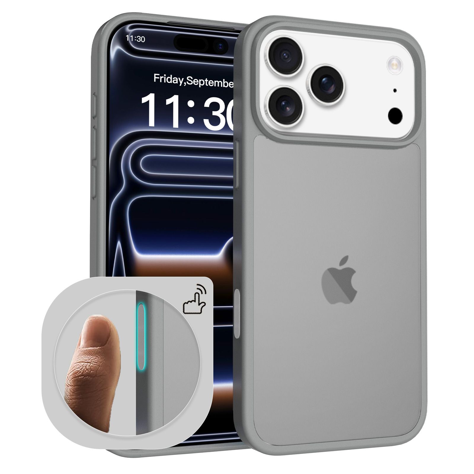 Pulse Translucent Matte Skin Feeling Case with Camera Action Button — 60
