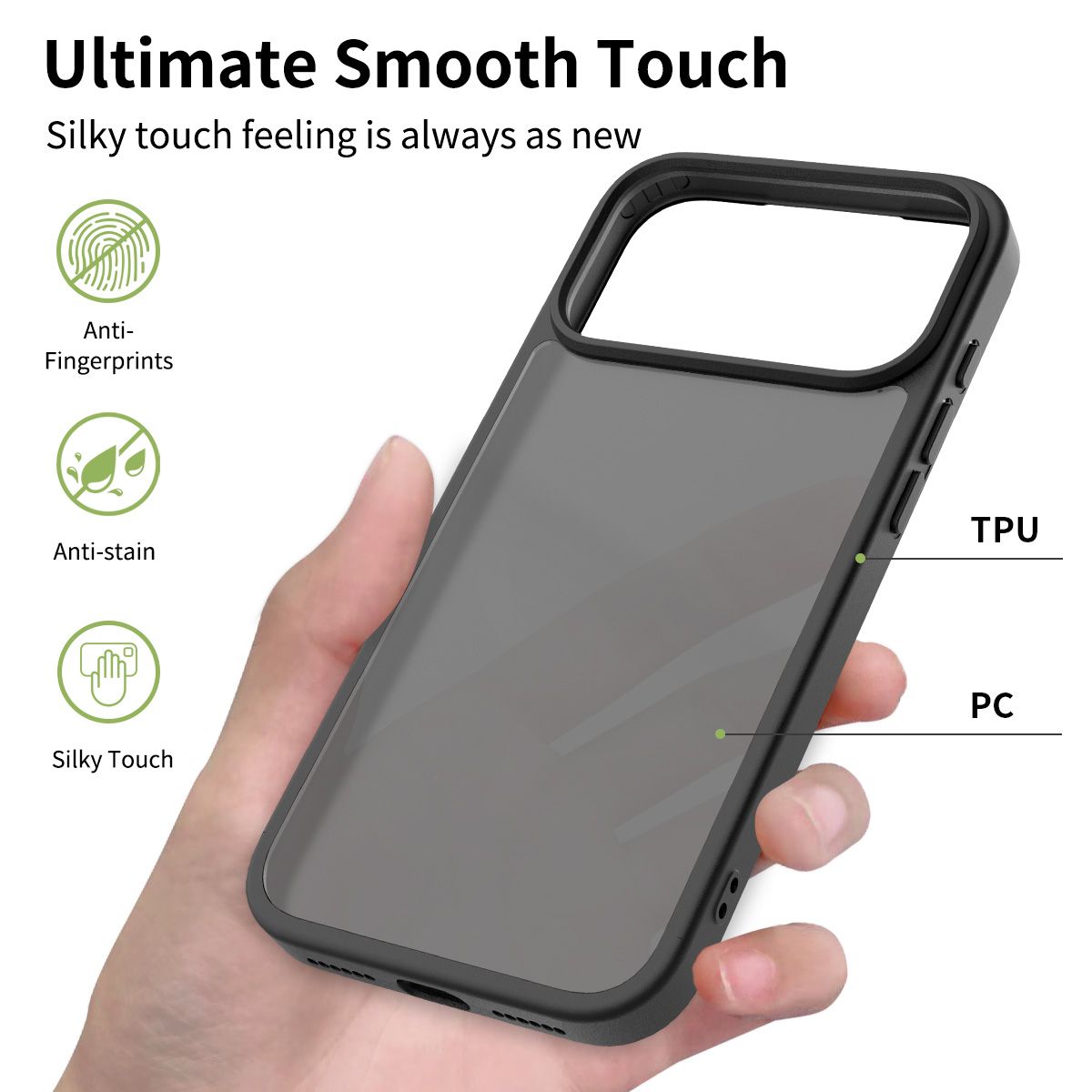 Pulse Translucent Matte Skin Feeling Case with Camera Action Button — 6