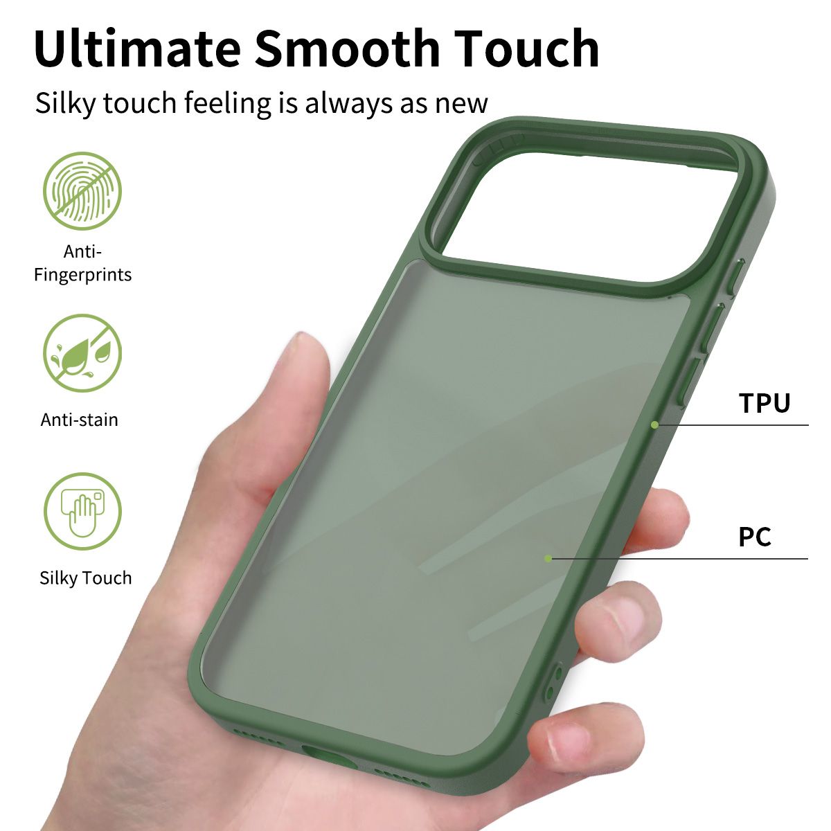 Pulse Translucent Matte Skin Feeling Case with Camera Action Button — 71
