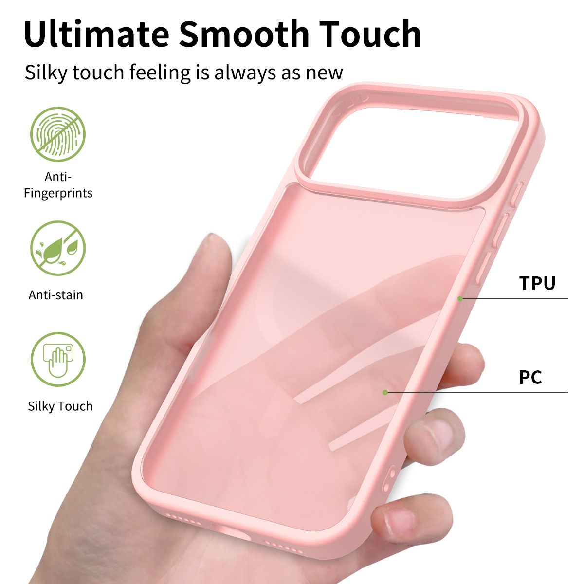 Pulse Translucent Matte Skin Feeling Case with Camera Action Button — 75