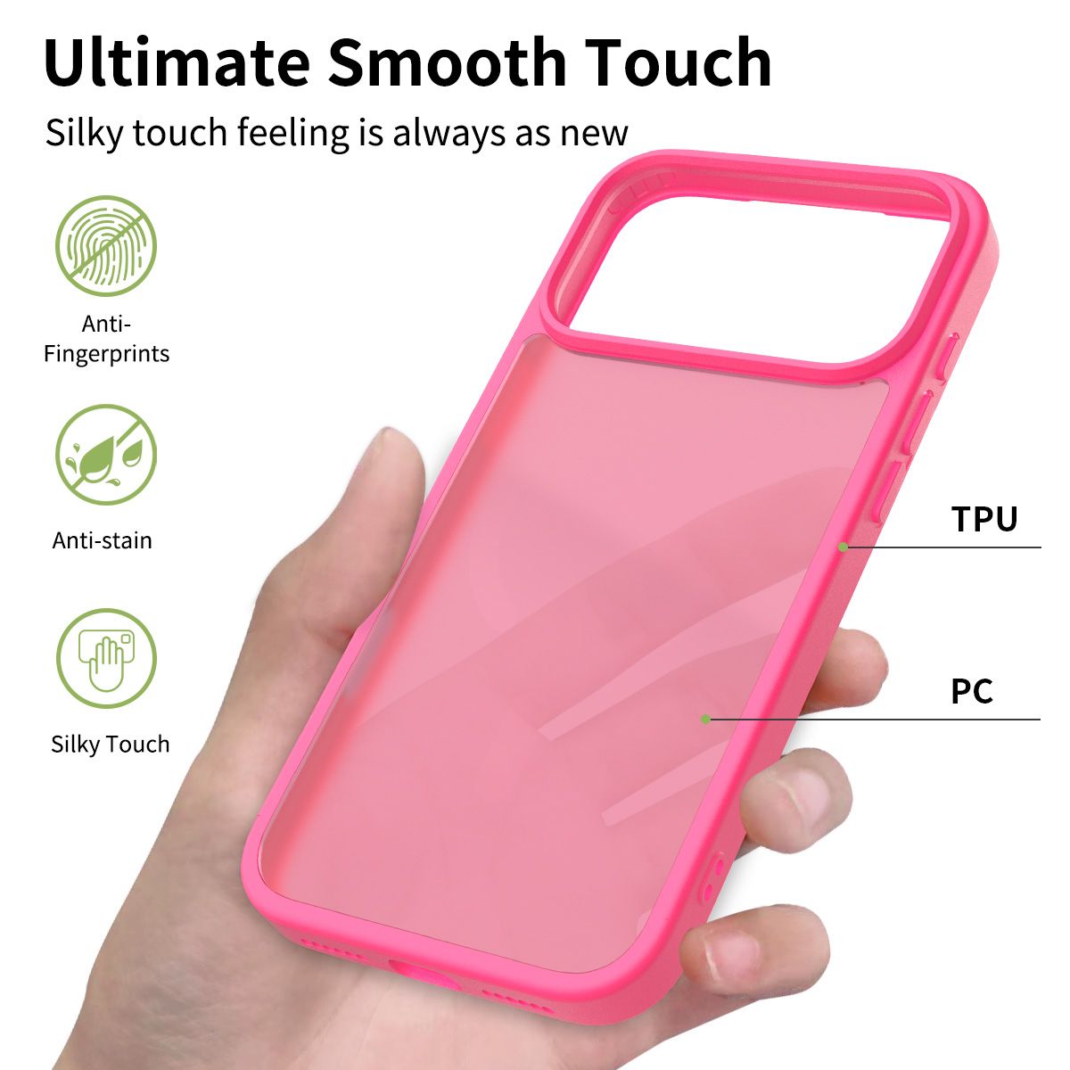 Pulse Translucent Matte Skin Feeling Case with Camera Action Button — 79