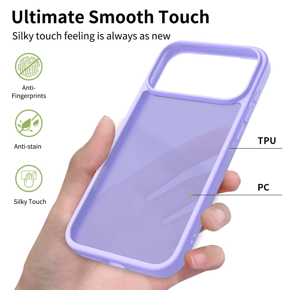 Pulse Translucent Matte Skin Feeling Case with Camera Action Button — 83