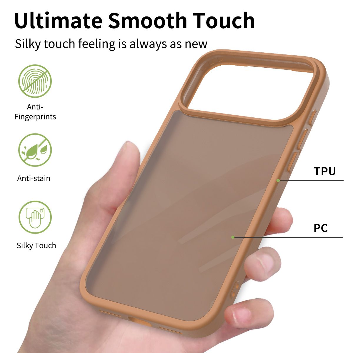 Pulse Translucent Matte Skin Feeling Case with Camera Action Button — 87