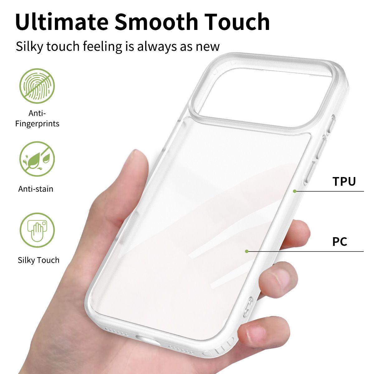 Pulse Translucent Matte Skin Feeling Case with Camera Action Button — 31