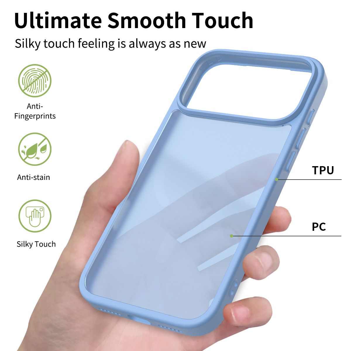 Pulse Translucent Matte Skin Feeling Case with Camera Action Button — 94