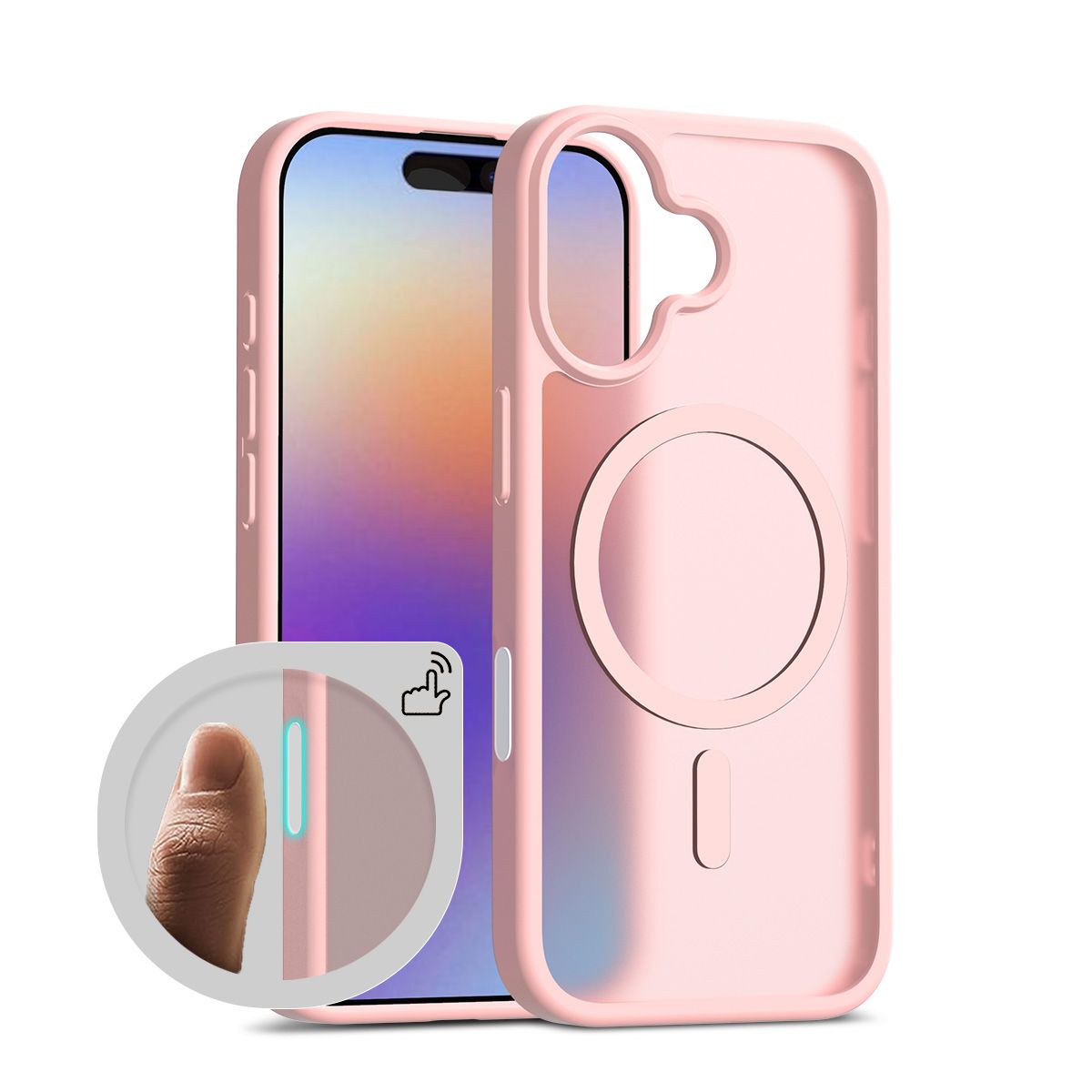 Pulse Translucent Matte Skin Feeling Case with Camera Action Button — 313