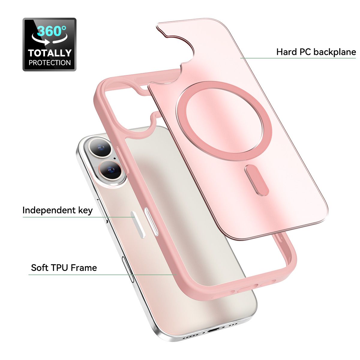 Pulse Translucent Matte Skin Feeling Case with Camera Action Button — 260