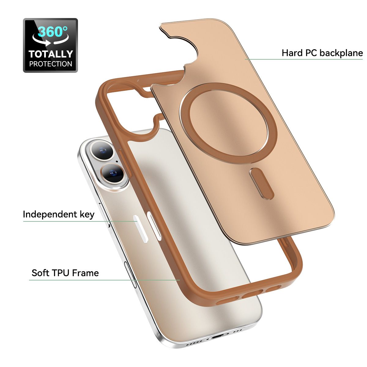 Pulse Translucent Matte Skin Feeling Case with Camera Action Button — 278