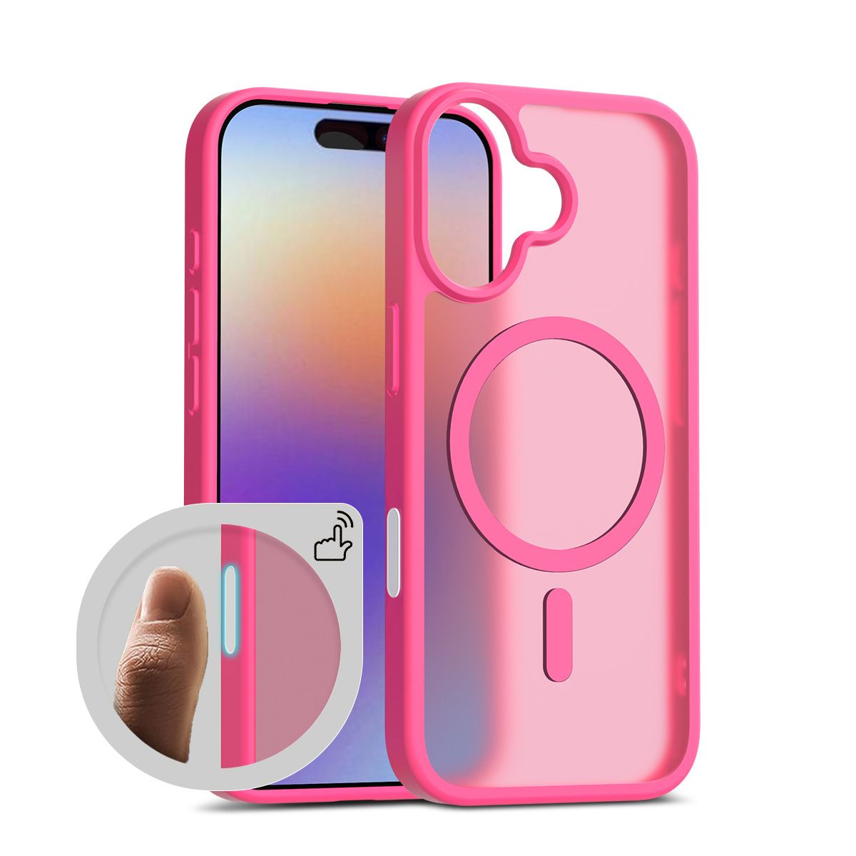 Pulse Translucent Matte Skin Feeling Case with Camera Action Button — 315