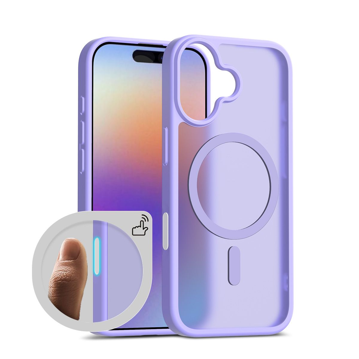 Pulse Translucent Matte Skin Feeling Case with Camera Action Button — 317