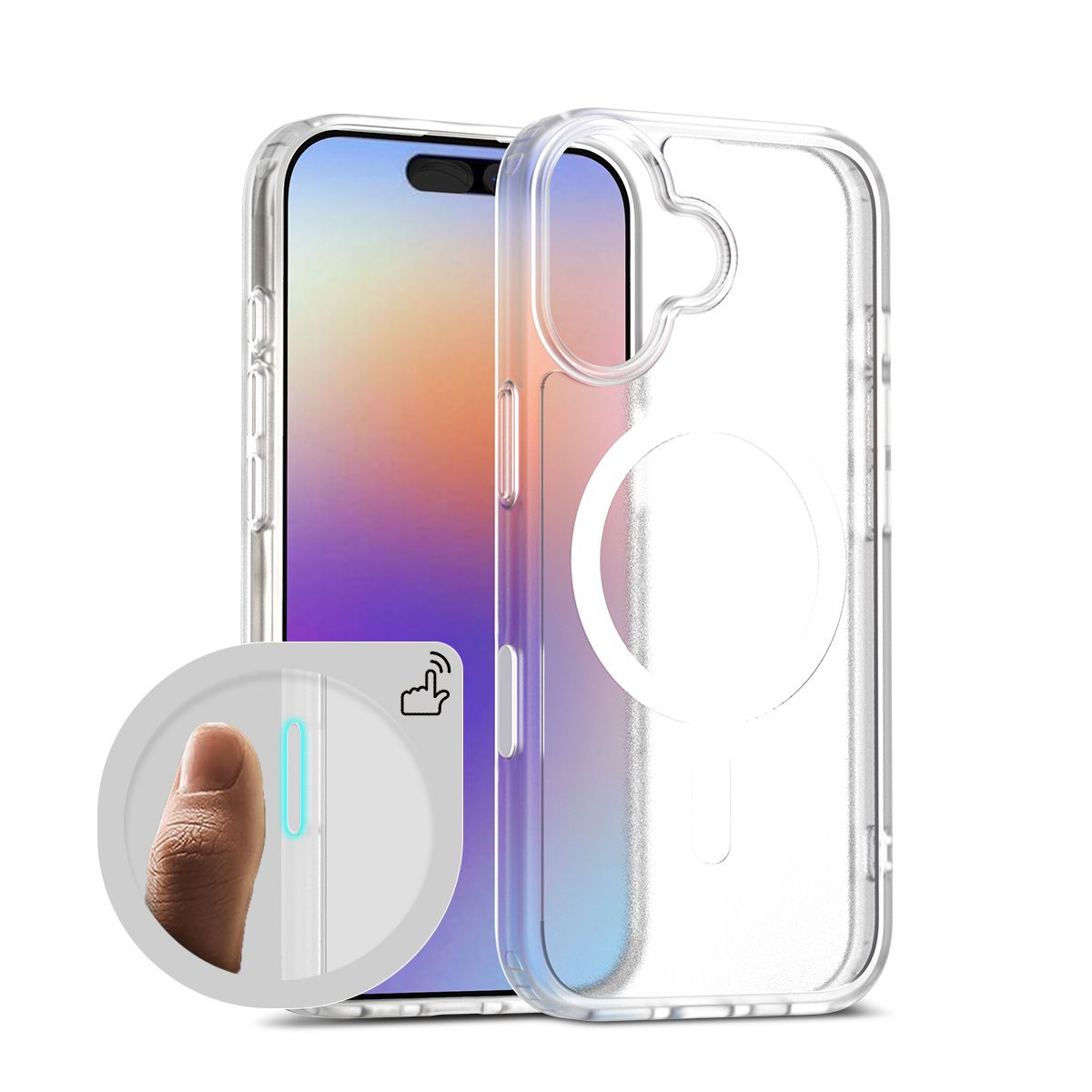 Pulse Translucent Matte Skin Feeling Case with Camera Action Button — 321
