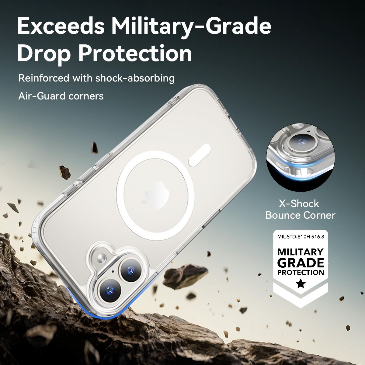 Pulse Translucent Matte Skin Feeling Case with Camera Action Button — 287