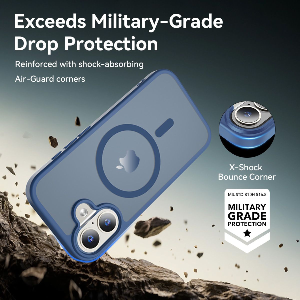 Pulse Translucent Matte Skin Feeling Case with Camera Action Button — 292