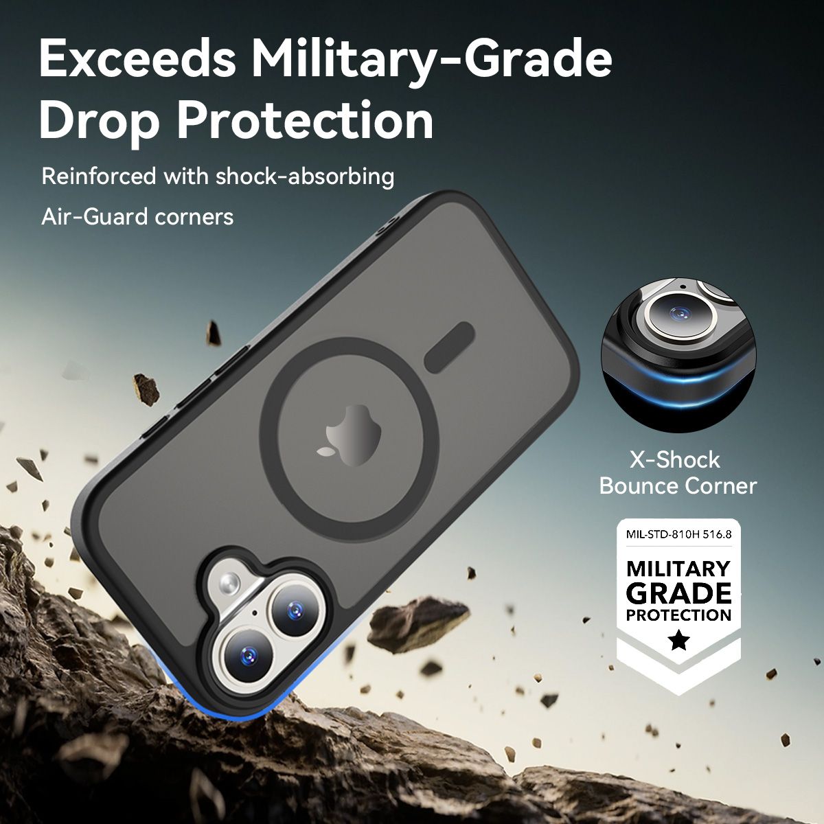 Pulse Translucent Matte Skin Feeling Case with Camera Action Button — 309