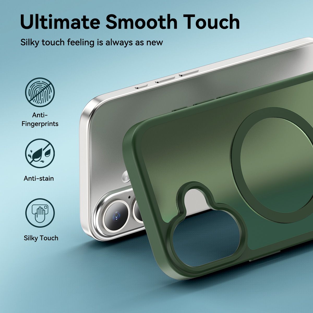 Pulse Translucent Matte Skin Feeling Case with Camera Action Button — 258
