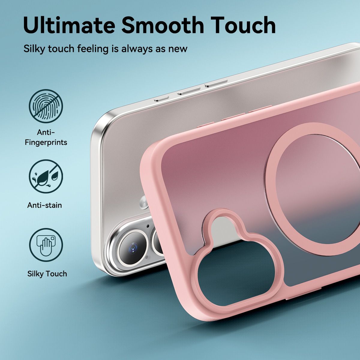 Pulse Translucent Matte Skin Feeling Case with Camera Action Button — 264