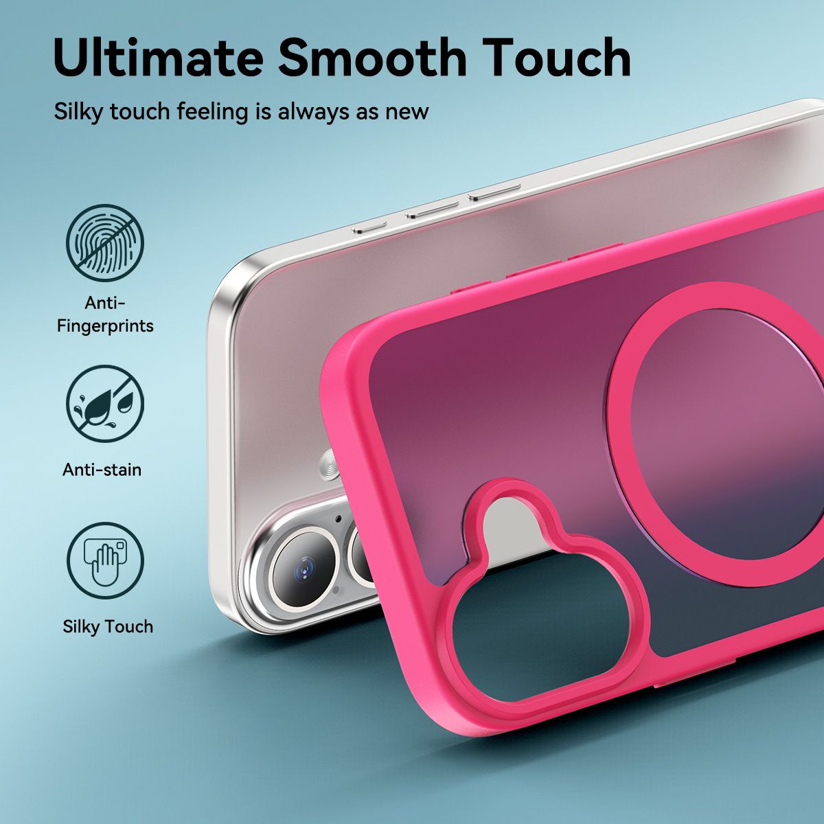 Pulse Translucent Matte Skin Feeling Case with Camera Action Button — 270