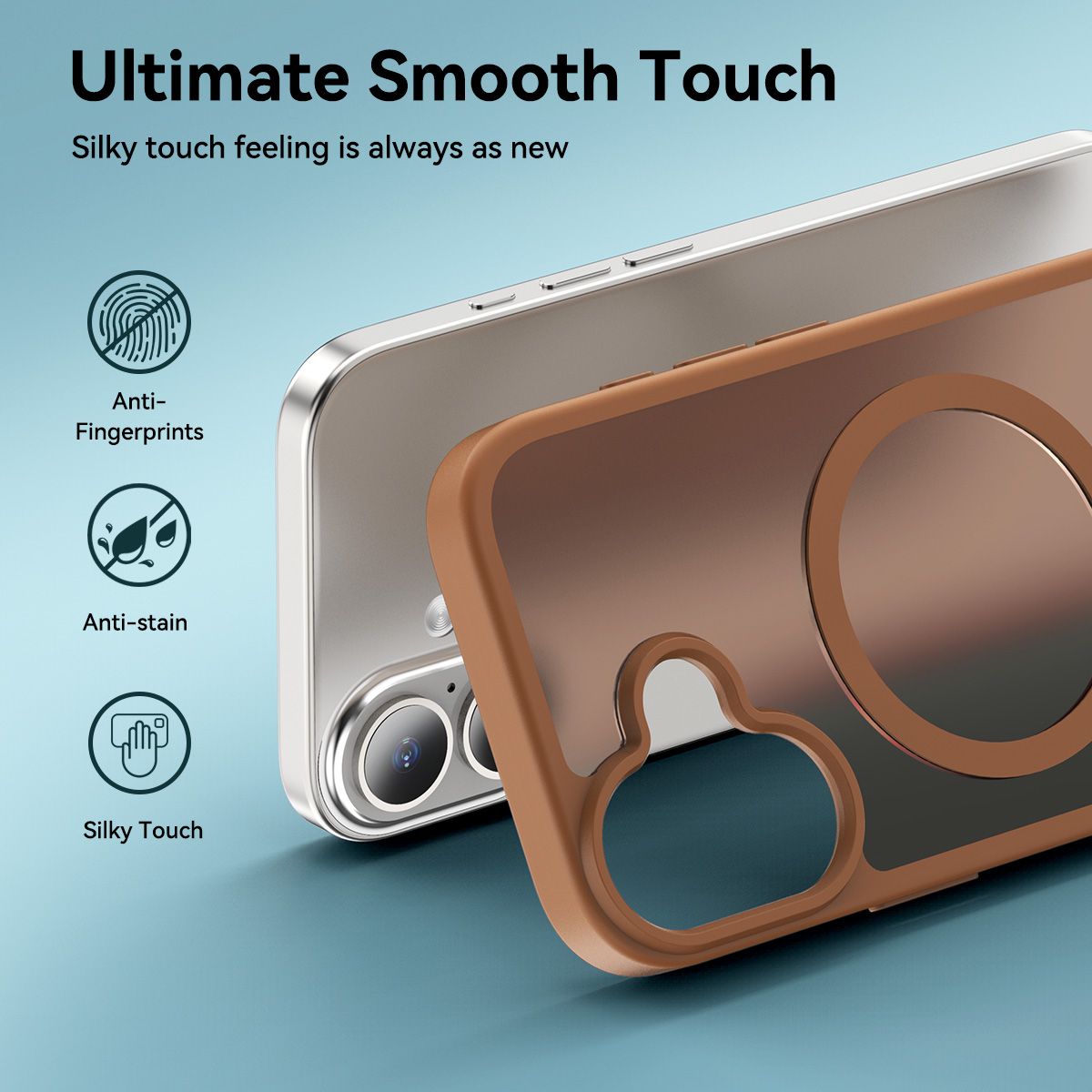 Pulse Translucent Matte Skin Feeling Case with Camera Action Button — 282