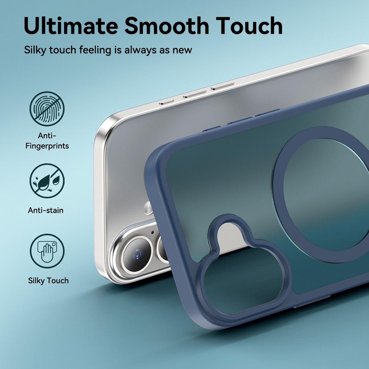 Pulse Translucent Matte Skin Feeling Case with Camera Action Button — 293