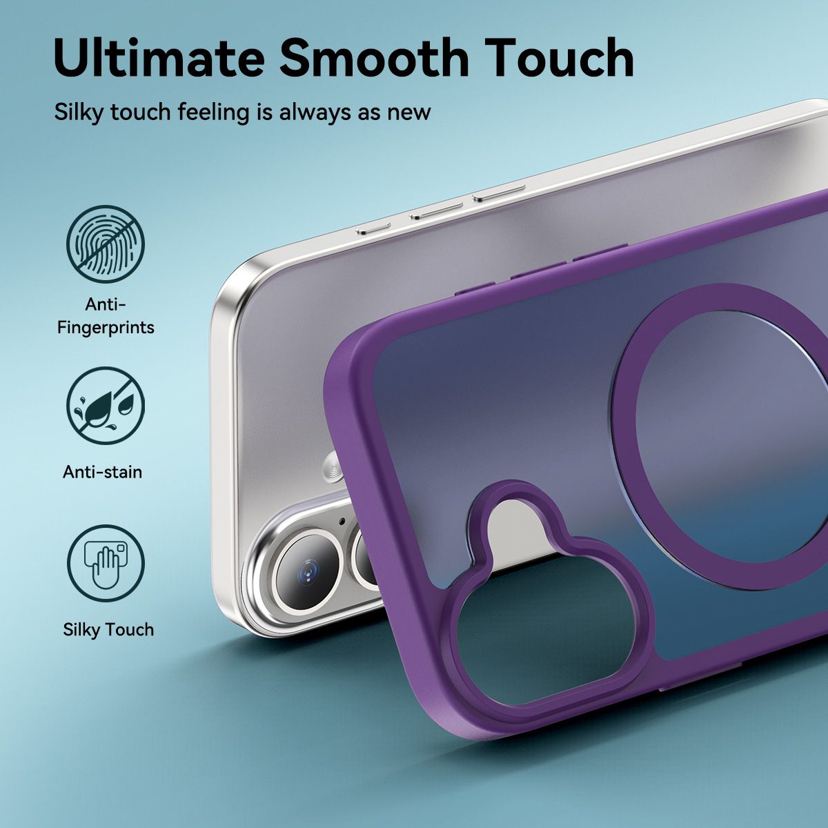 Pulse Translucent Matte Skin Feeling Case with Camera Action Button — 298
