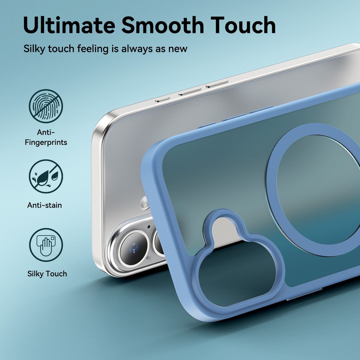 Pulse Translucent Matte Skin Feeling Case with Camera Action Button — 304