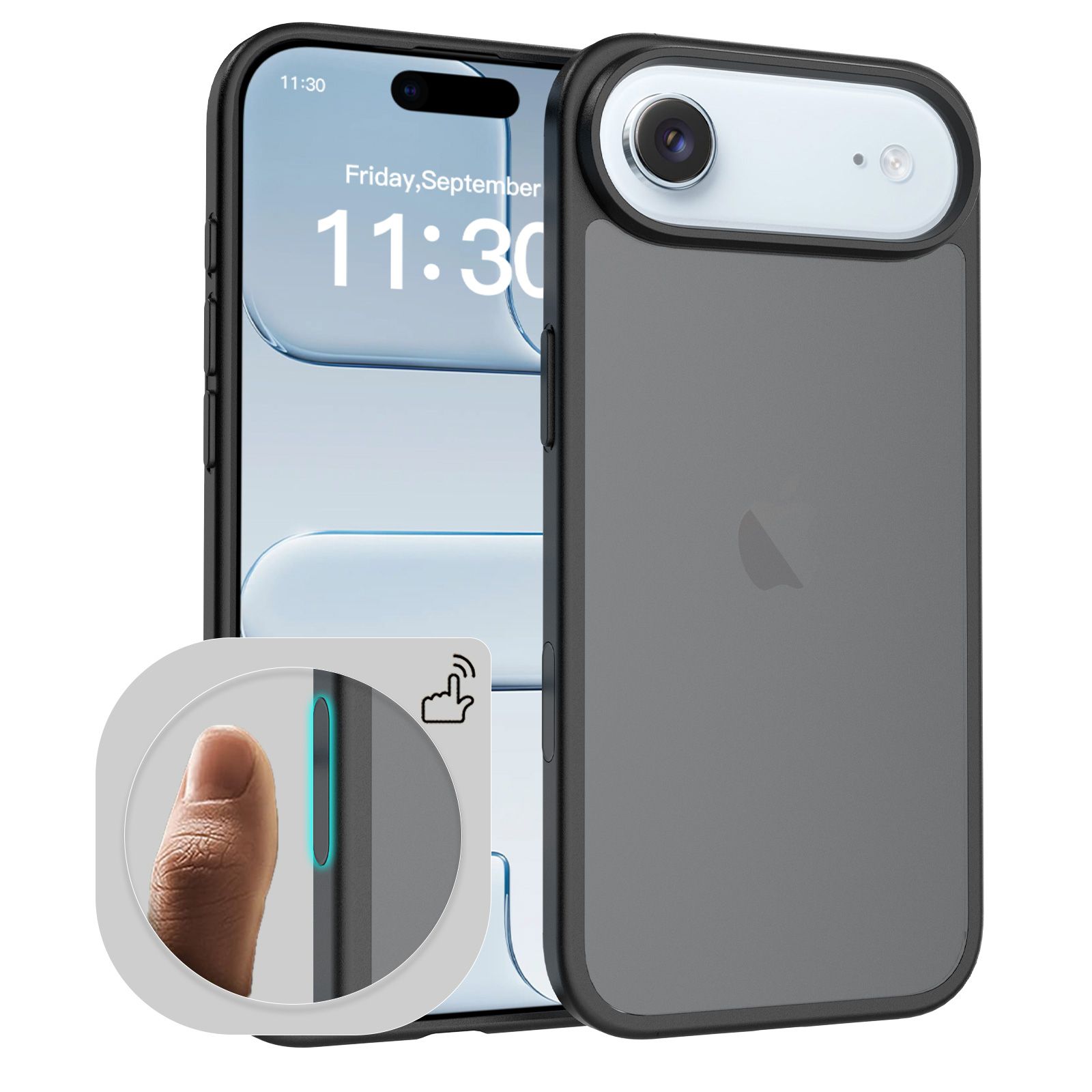 Pulse Translucent Matte Skin Feeling Case with Camera Action Button — 183