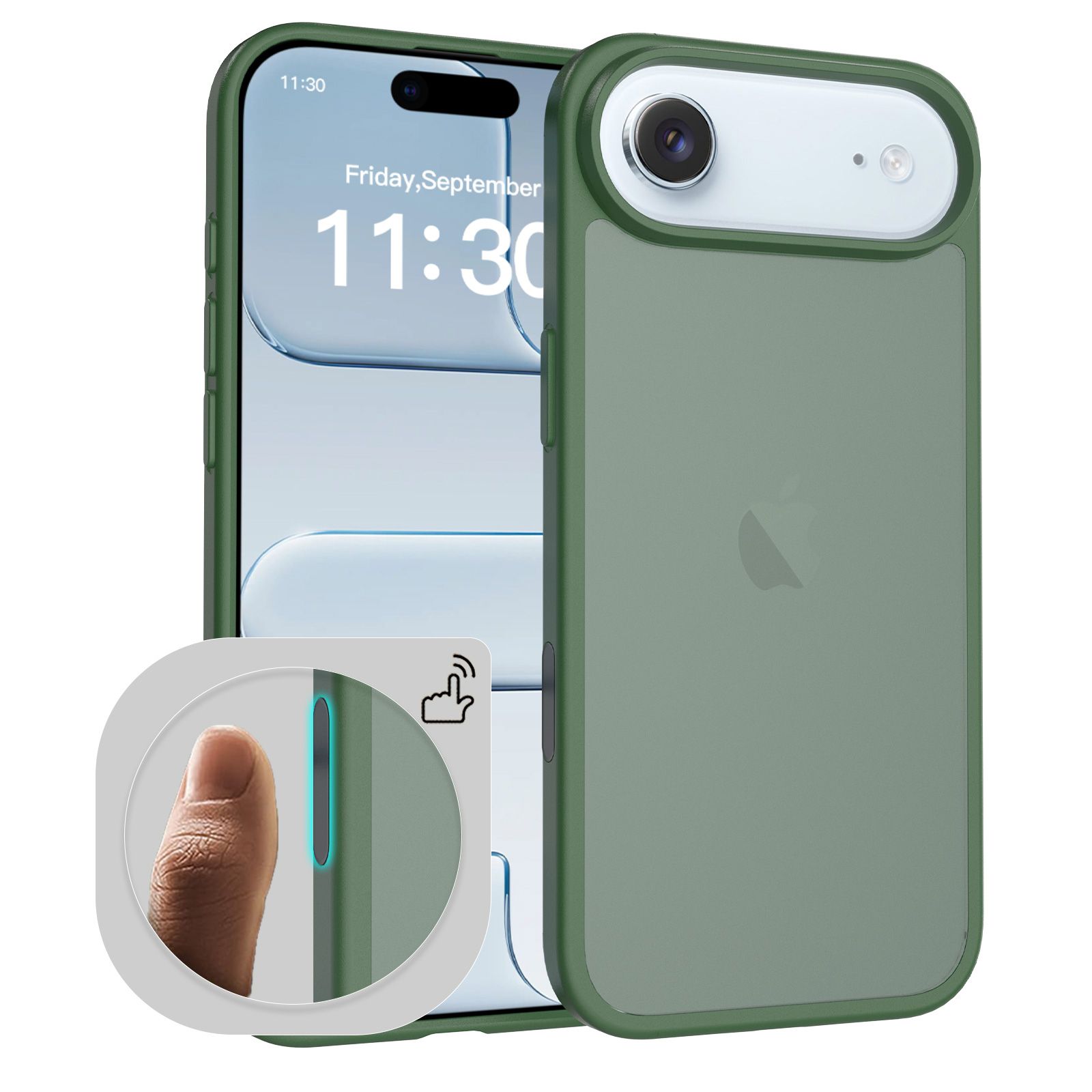 Pulse Translucent Matte Skin Feeling Case with Camera Action Button — 232