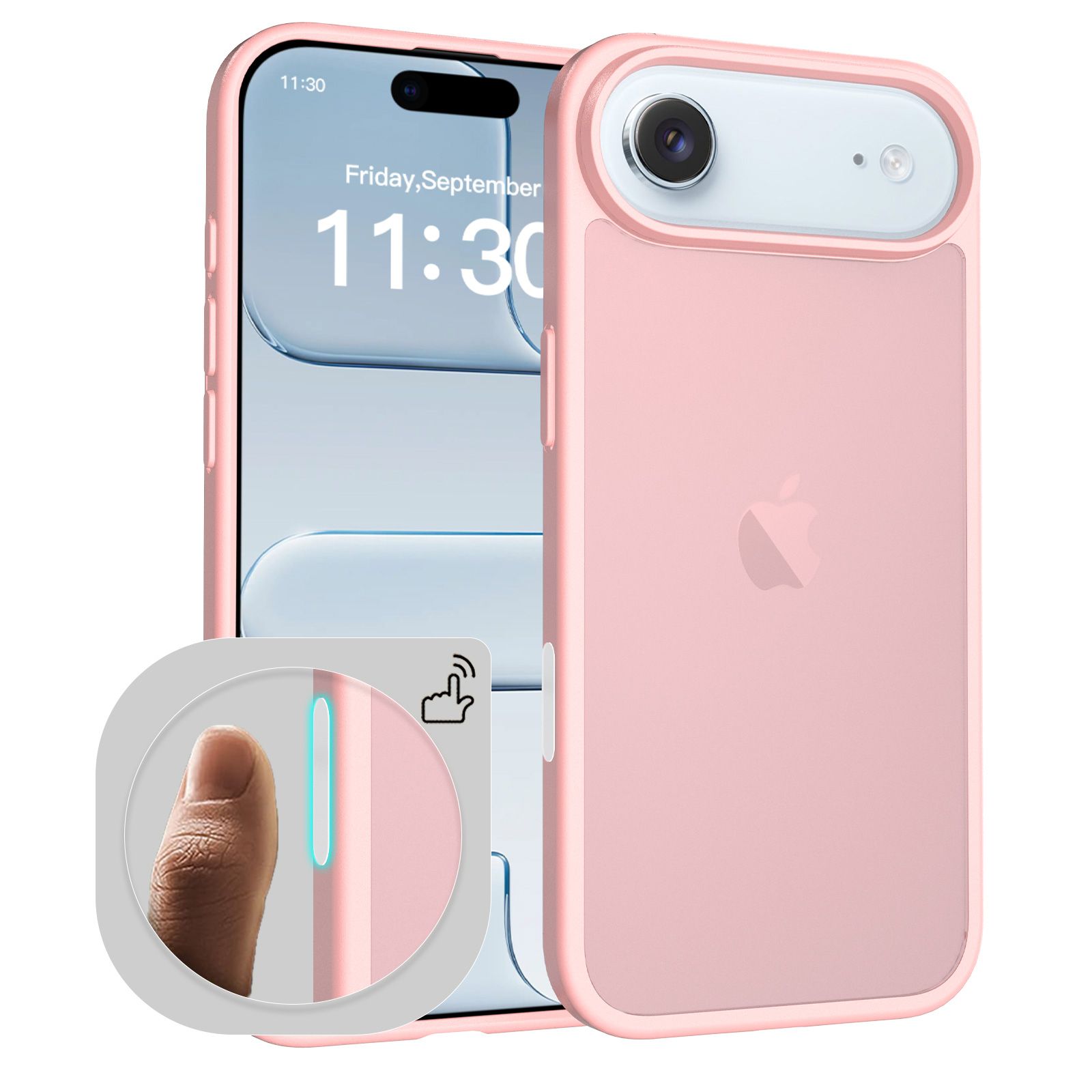 Pulse Translucent Matte Skin Feeling Case with Camera Action Button — 233