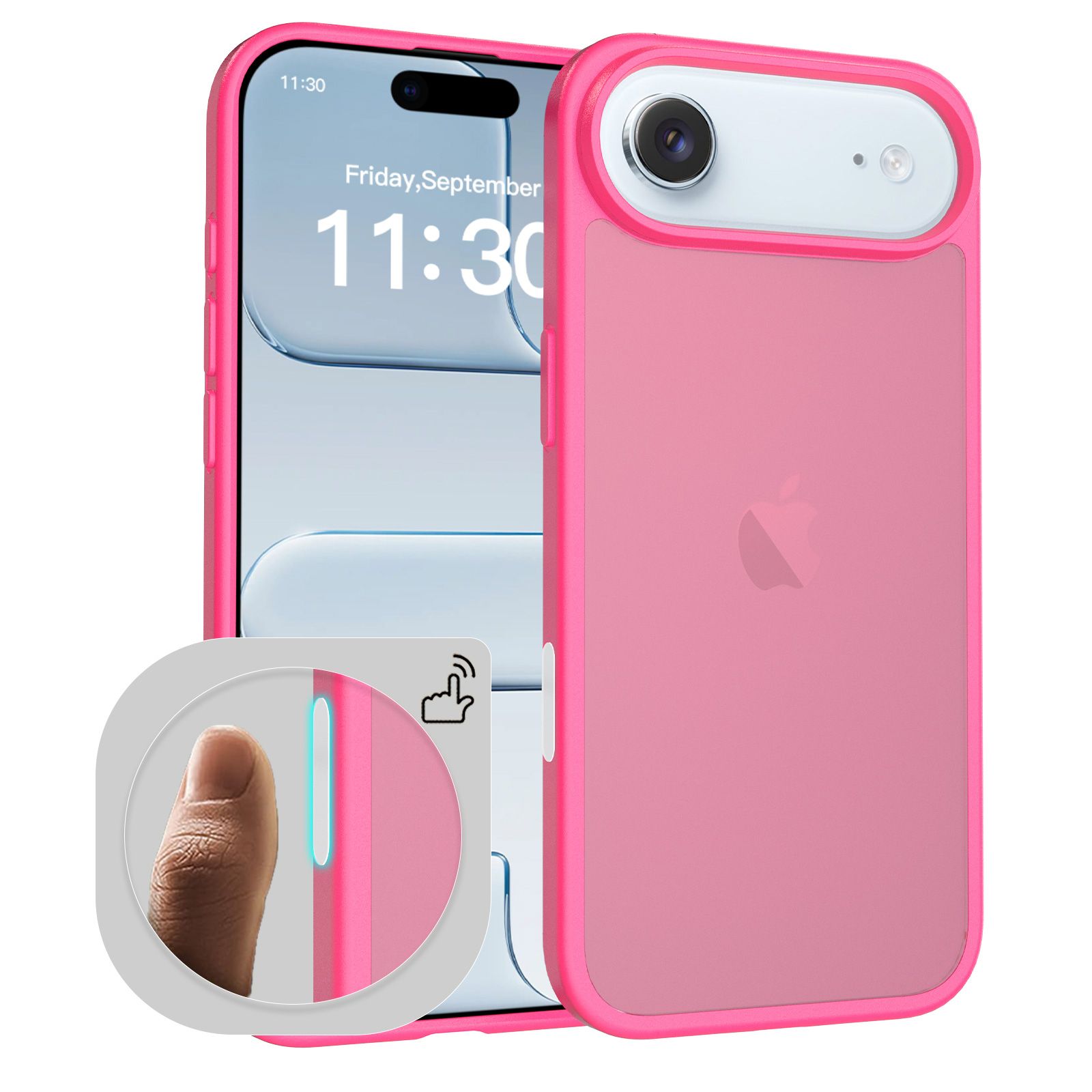 Pulse Translucent Matte Skin Feeling Case with Camera Action Button — 234