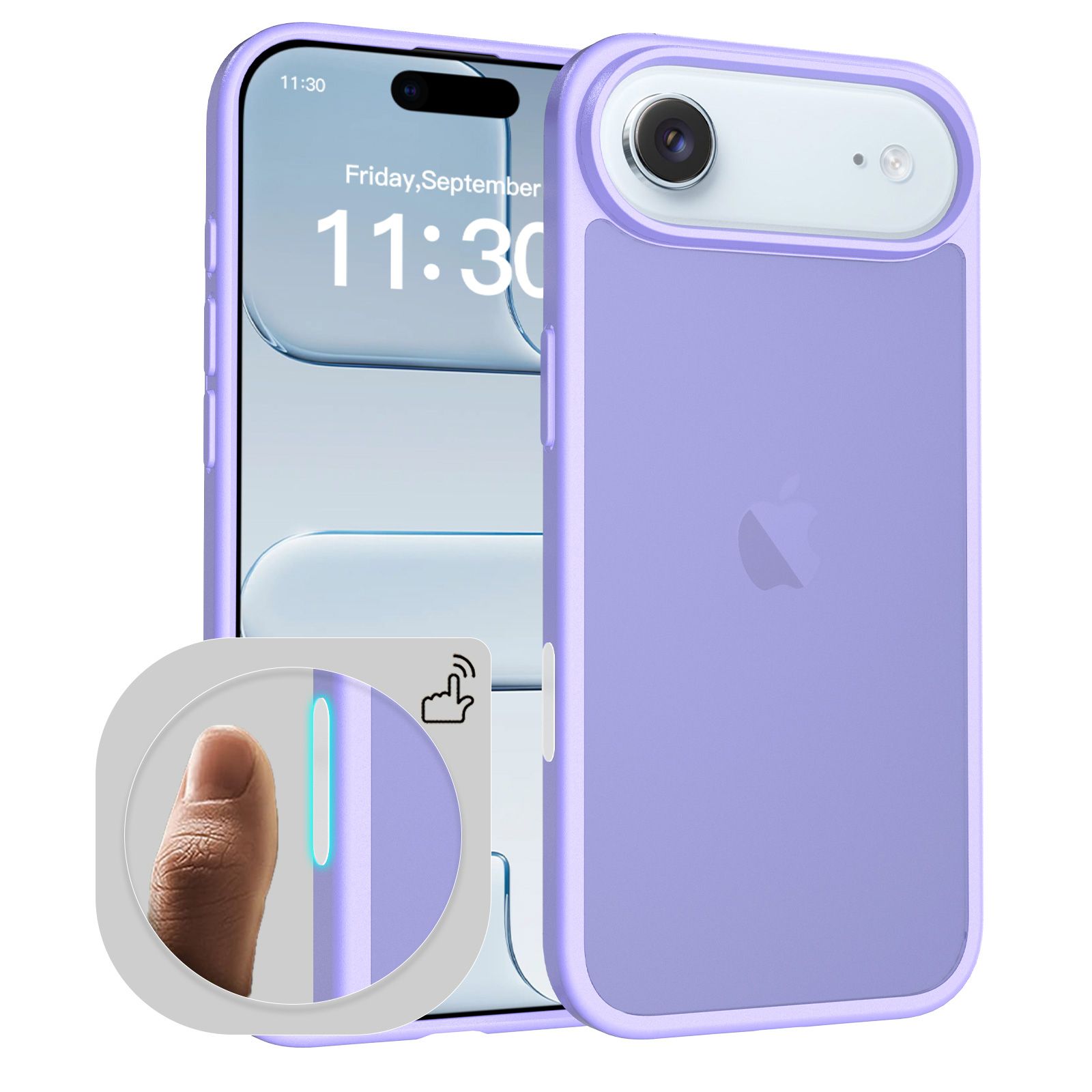 Pulse Translucent Matte Skin Feeling Case with Camera Action Button — 235