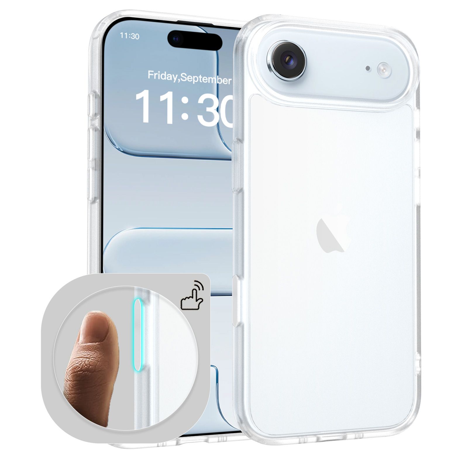 Pulse Translucent Matte Skin Feeling Case with Camera Action Button — 237