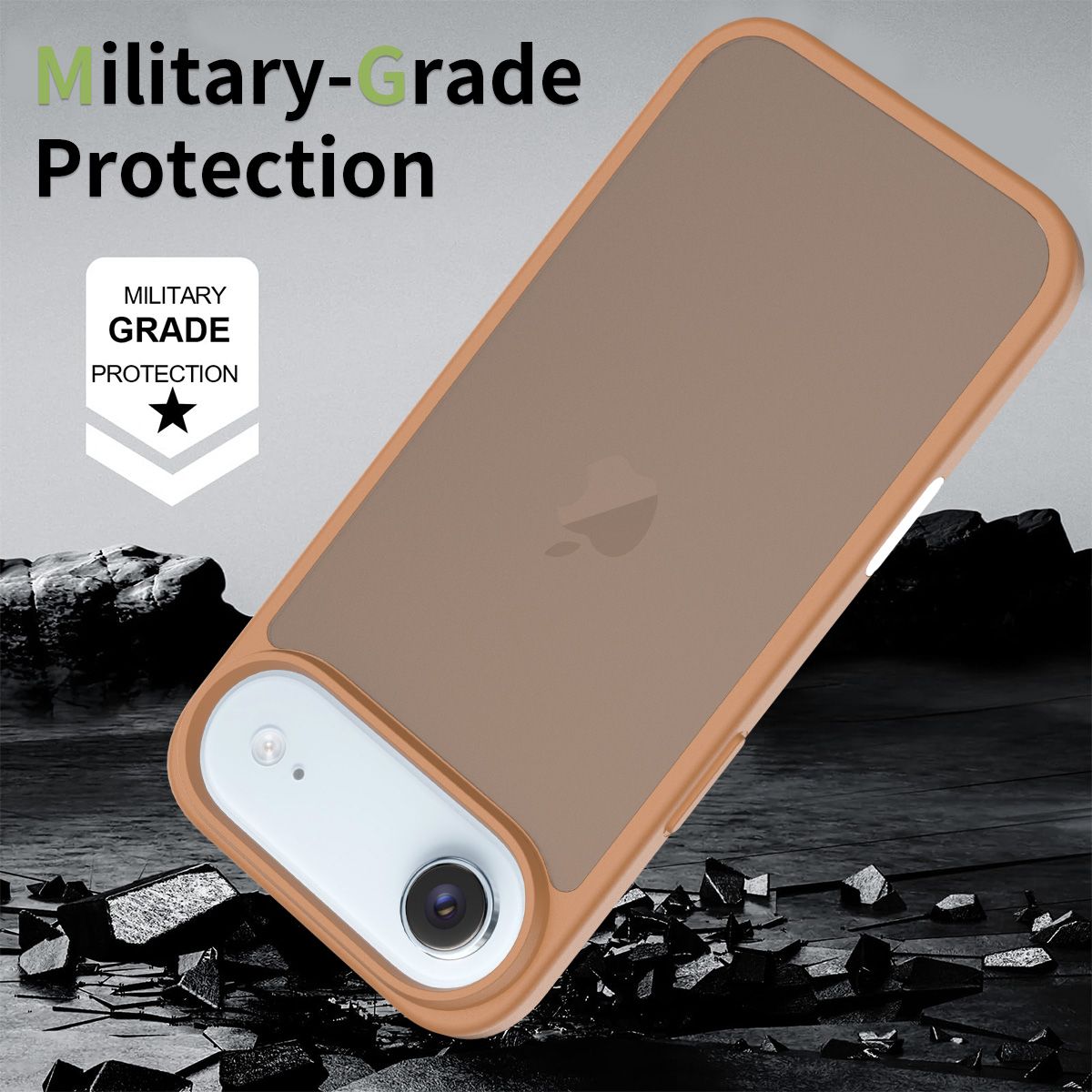 Pulse Translucent Matte Skin Feeling Case with Camera Action Button — 208