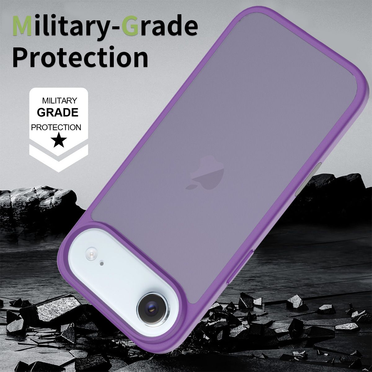 Pulse Translucent Matte Skin Feeling Case with Camera Action Button — 222