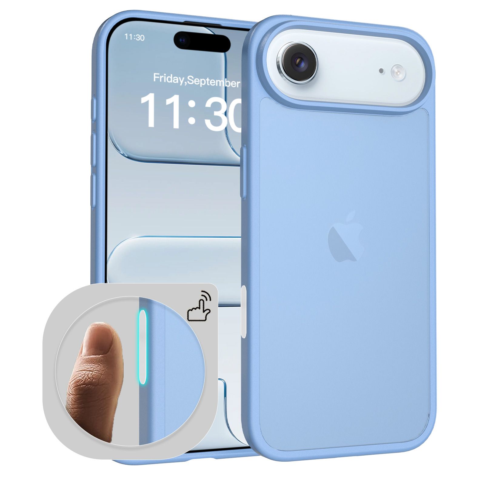 Pulse Translucent Matte Skin Feeling Case with Camera Action Button — 238