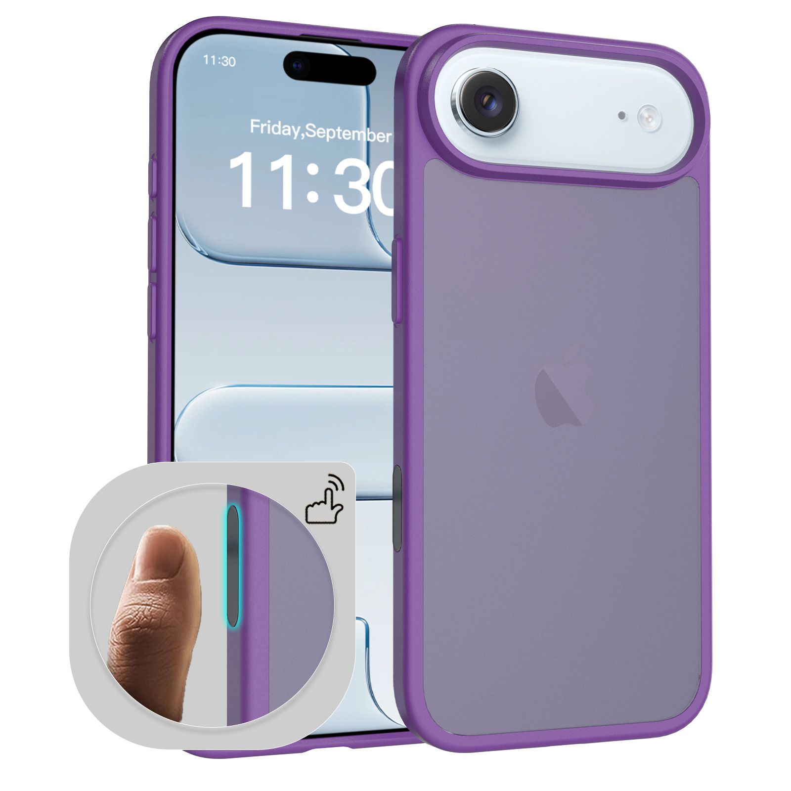 Pulse Translucent Matte Skin Feeling Case with Camera Action Button — 240