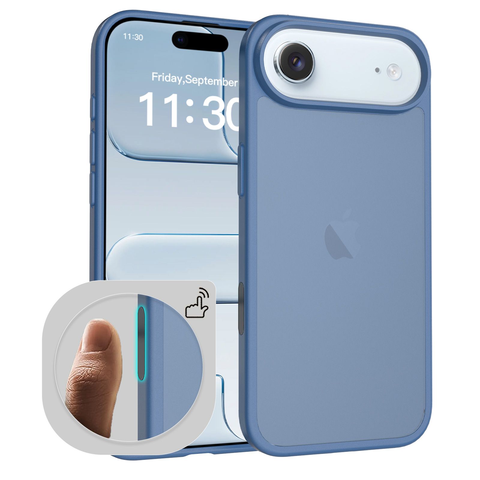 Pulse Translucent Matte Skin Feeling Case with Camera Action Button — 241