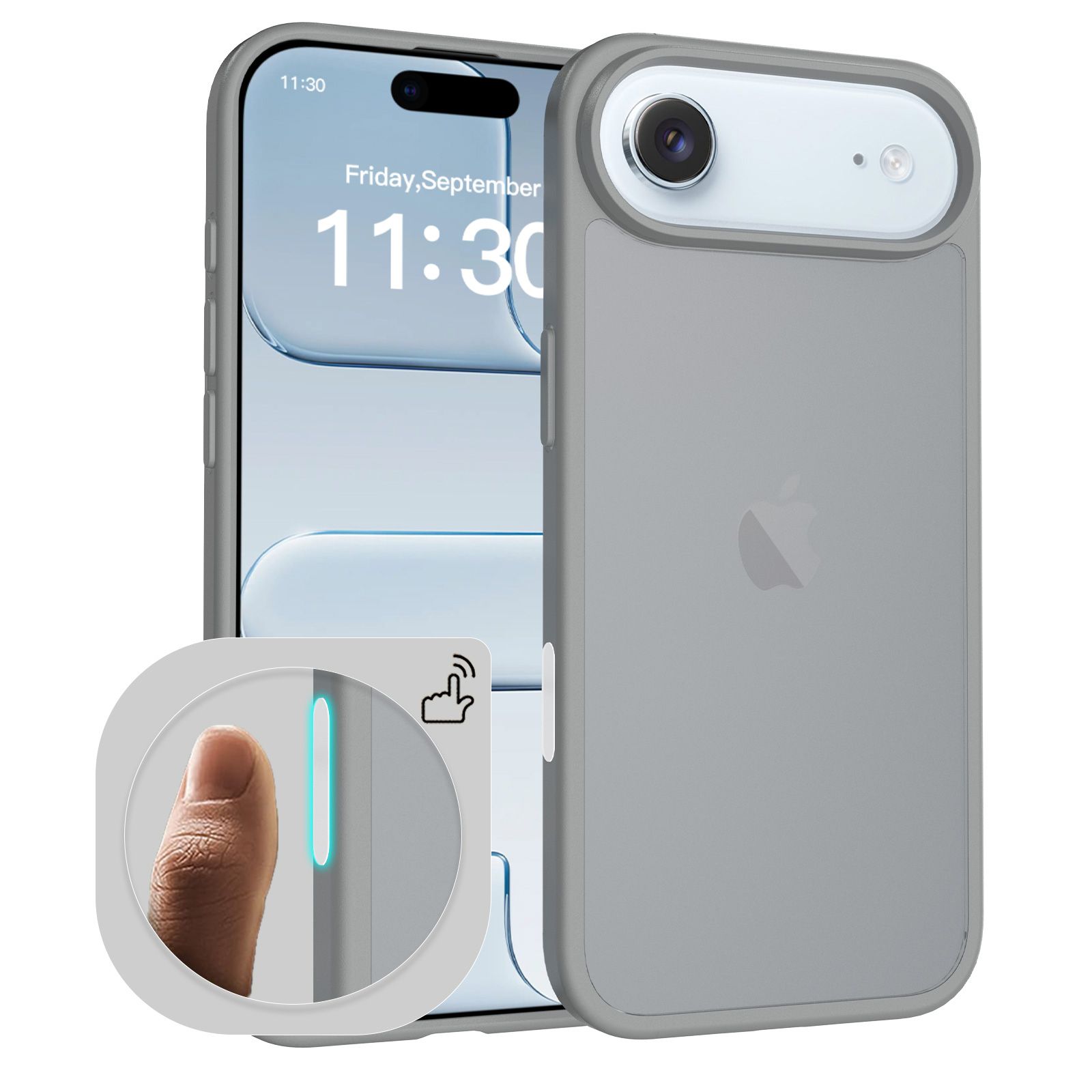 Pulse Translucent Matte Skin Feeling Case with Camera Action Button — 242