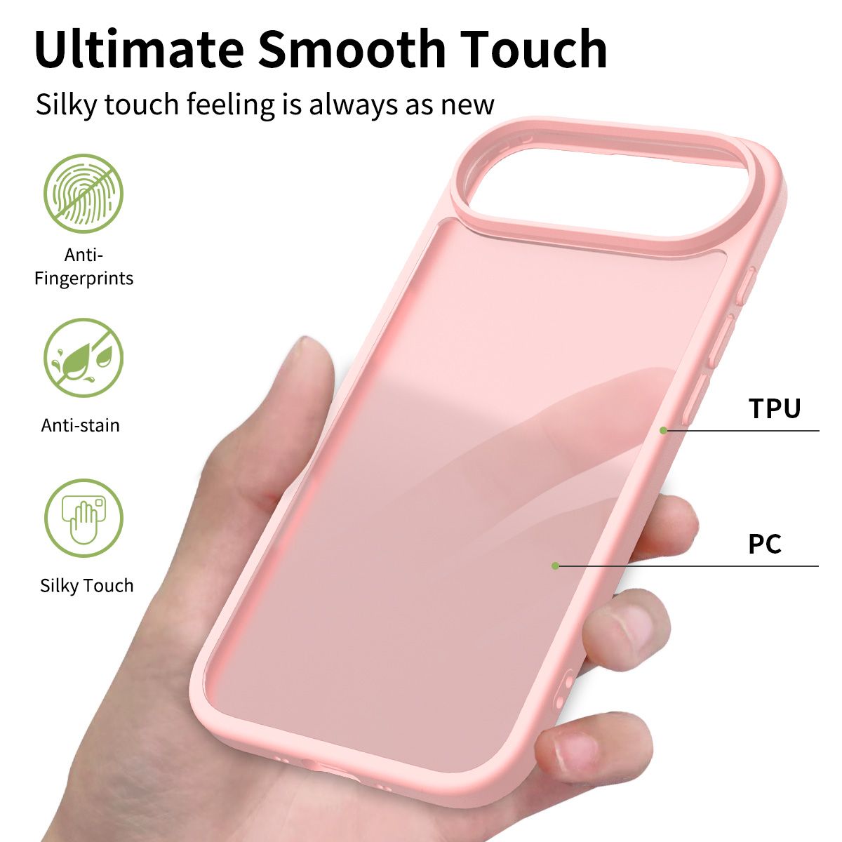 Pulse Translucent Matte Skin Feeling Case with Camera Action Button — 197