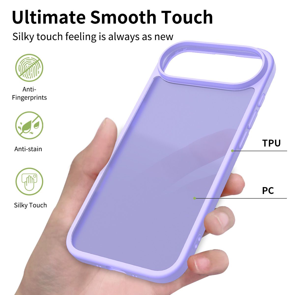 Pulse Translucent Matte Skin Feeling Case with Camera Action Button — 205