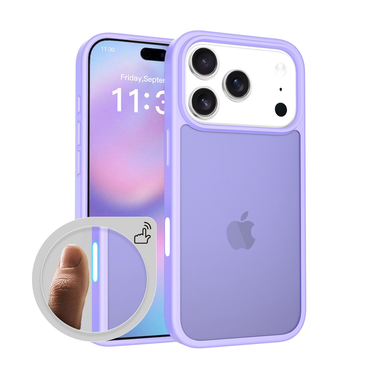 Pulse Translucent Matte Skin Feeling Case with Camera Action Button — 175