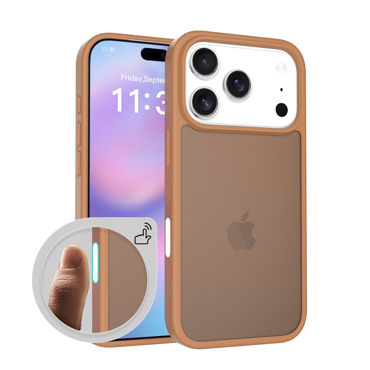 Pulse Translucent Matte Skin Feeling Case with Camera Action Button — 176