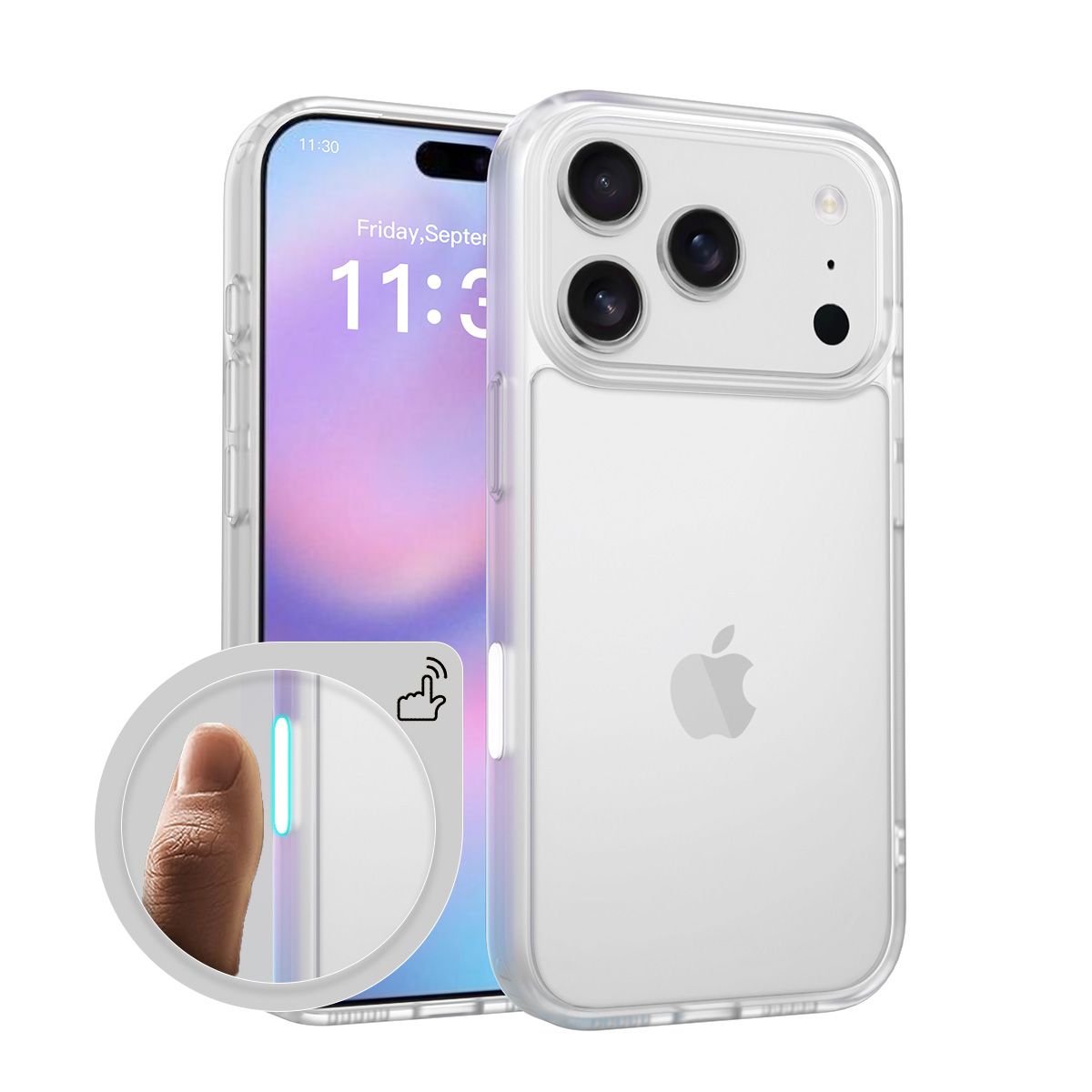 Pulse Translucent Matte Skin Feeling Case with Camera Action Button — 177