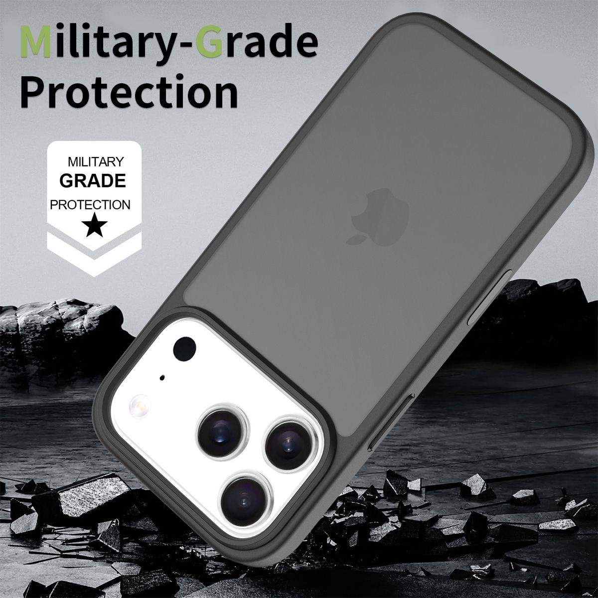 Pulse Translucent Matte Skin Feeling Case with Camera Action Button — 124