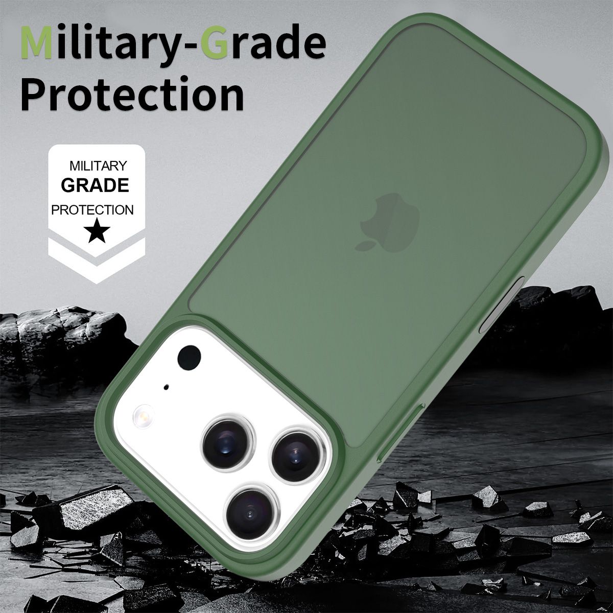 Pulse Translucent Matte Skin Feeling Case with Camera Action Button — 130