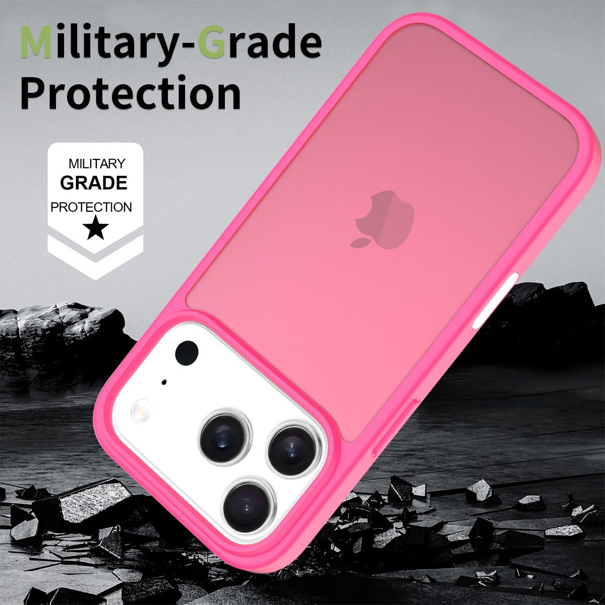 Pulse Translucent Matte Skin Feeling Case with Camera Action Button — 138