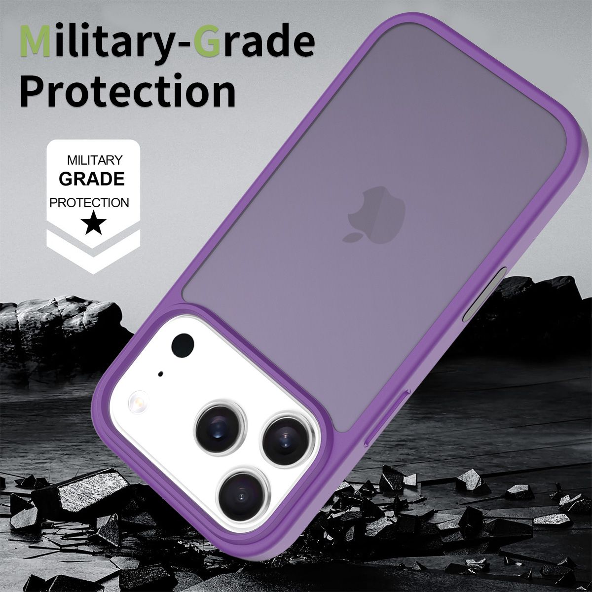 Pulse Translucent Matte Skin Feeling Case with Camera Action Button — 161