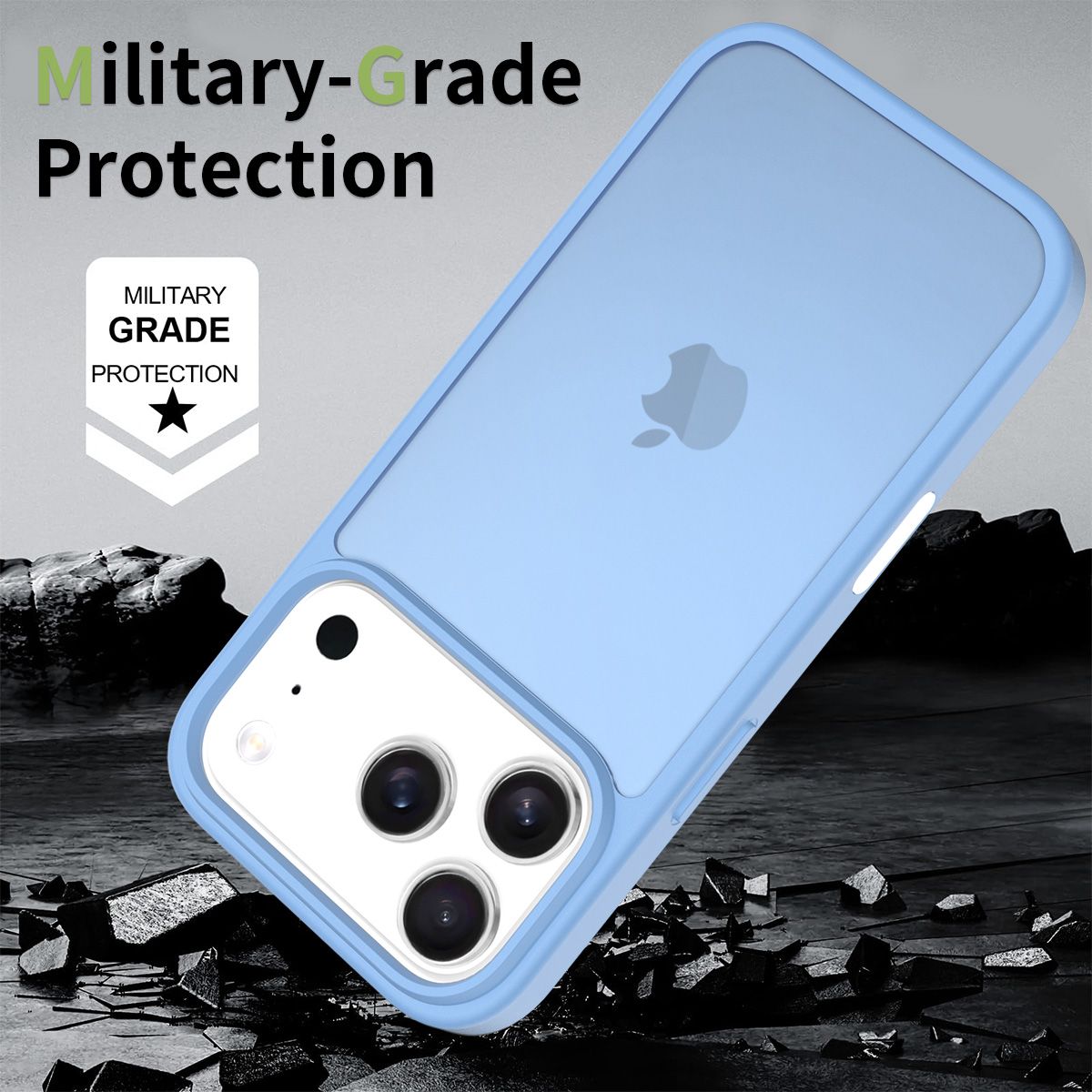 Pulse Translucent Matte Skin Feeling Case with Camera Action Button — 166