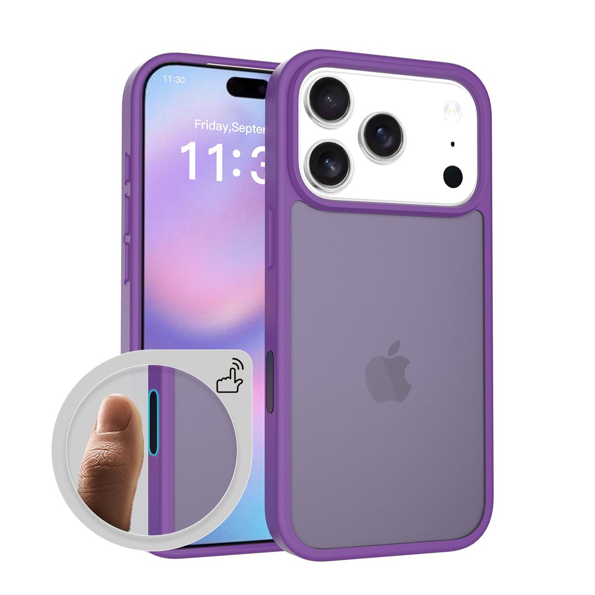 Pulse Translucent Matte Skin Feeling Case with Camera Action Button — 162