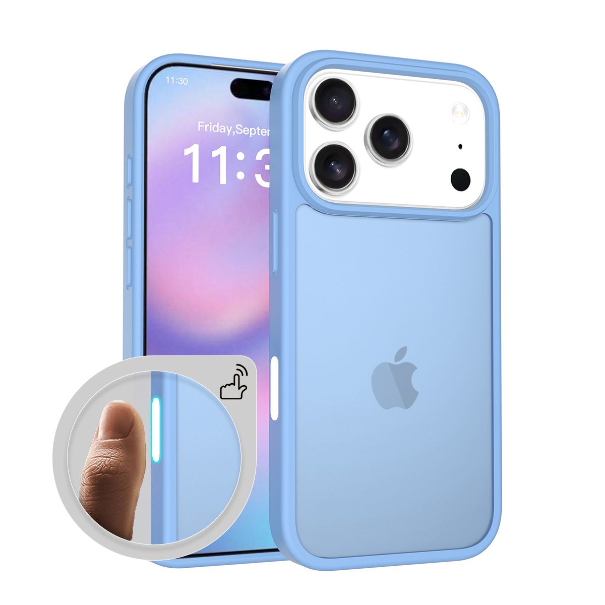 Pulse Translucent Matte Skin Feeling Case with Camera Action Button — 181