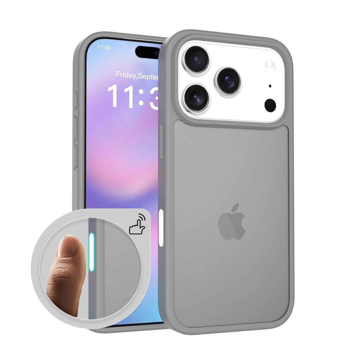 Pulse Translucent Matte Skin Feeling Case with Camera Action Button — 182